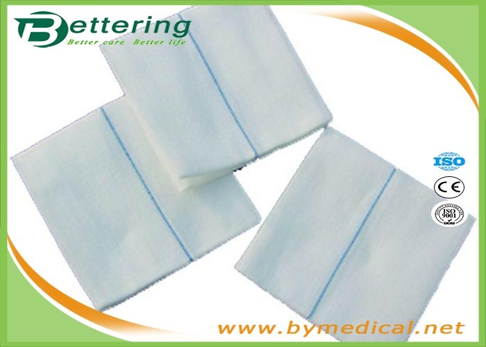 Wholesale Medical Cotton Gauze Swabs Absorbent sterile gauze sponge pads100% Cotton Safe Medical Dressing pads with X-RAY line from china suppliers