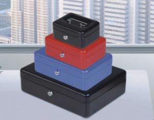Wholesale Colors cash box with lock key for storage cash,6',8&quot;,10&quot;,12&quot; from china suppliers