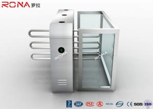 Wholesale Security Solution Waist High Turnstil Assured Stainless Barrier With Metal Wings from china suppliers