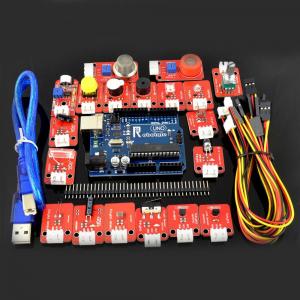 Wholesale UNO R3 Starter Kit for Arduino Sound IR Vibration LED Light Sensors Electronic building blocks Learning parts from china suppliers