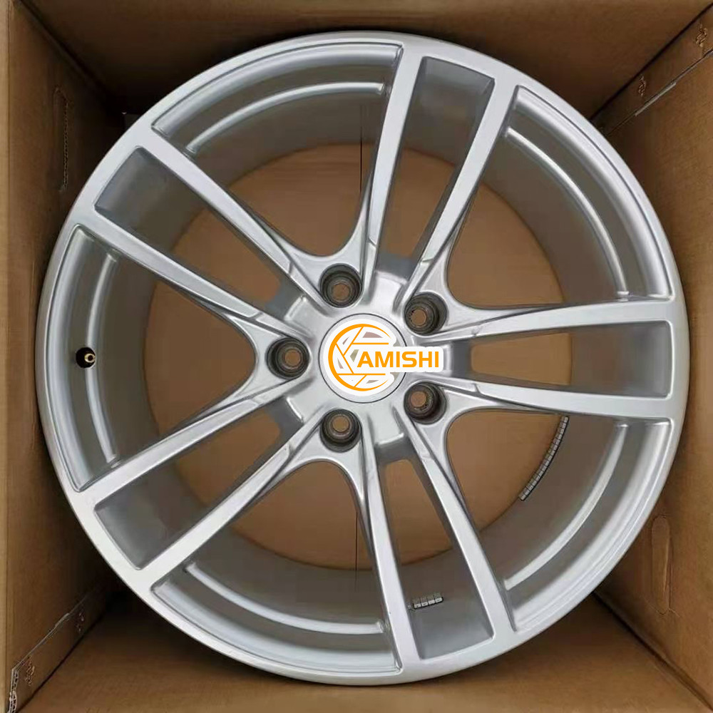 Wholesale Silver ET50 Aluminum Alloy 5x130 20 Inch Wheels Rims For Porsche from china suppliers