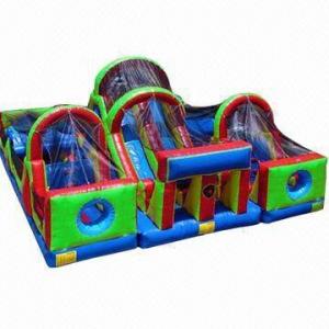 Wholesale Combo Inflatable with Obstacle Cimbing Jumping Slide from china suppliers
