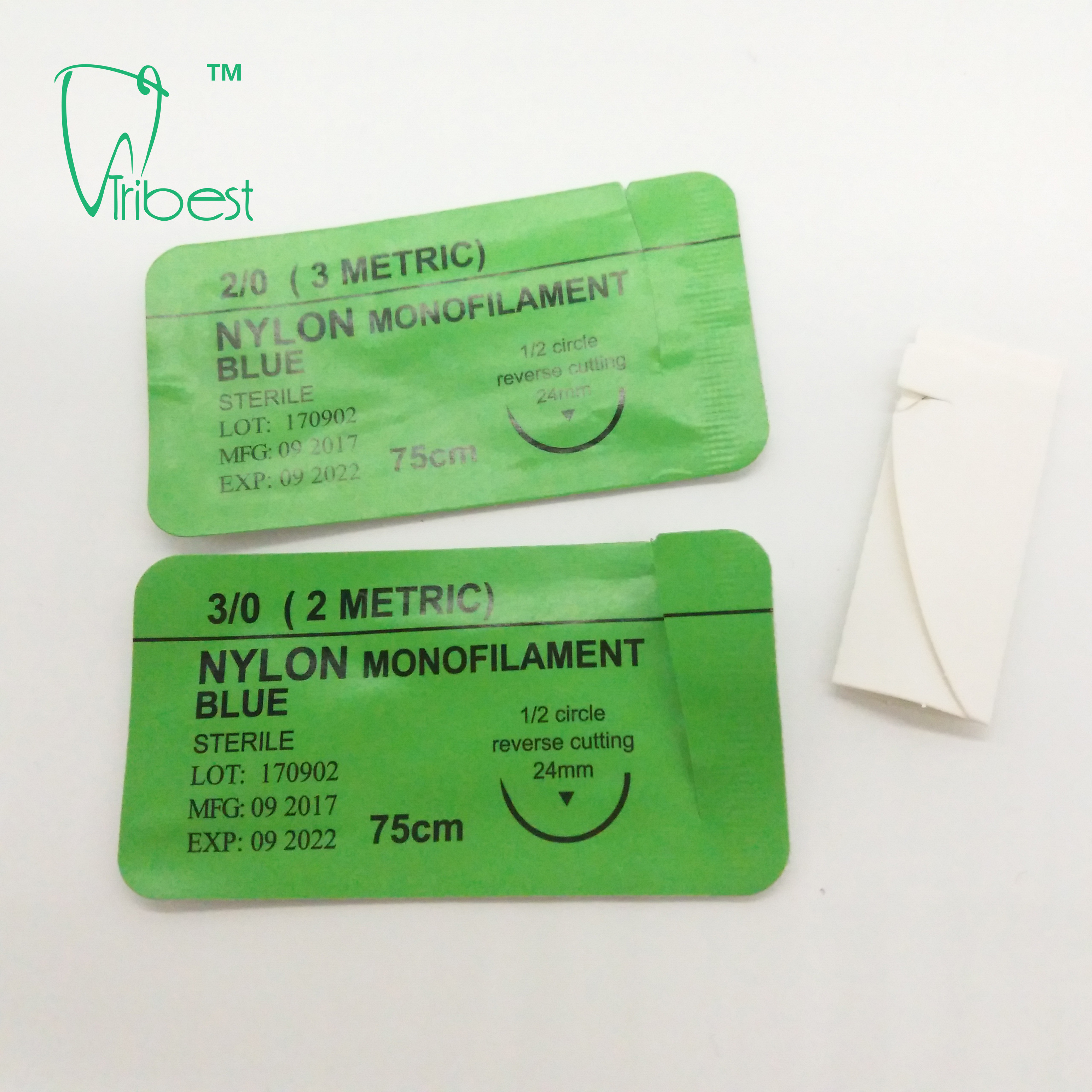 Wholesale OEM Surgical Polyglycolic Acid Suture With Needle Nylon Silk from china suppliers
