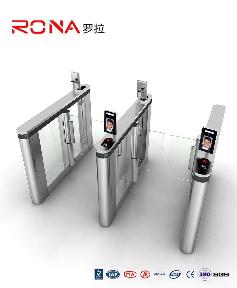 Wholesale Full Automatic Barrier Indoor Speed Gate New building Pedestrian Turnstile Gate With Servo Motor from china suppliers