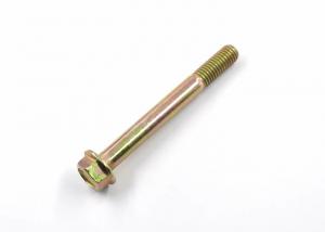Wholesale Yellow Zinc Plated ASME Grade 5 Hex Flange Head Bolt Used in Construction Fields from china suppliers