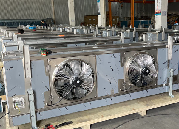 Wholesale Two fans Air Condenser Cooler Condenser Use for Vegetable Refrigeration from china suppliers