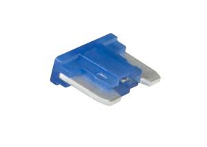 Wholesale Low Profile 10.9mm Zinc Alloy Mini Blade Fuse Rated 32VDC 58VDC 60VDC 15A Blue For Automotive Passenger Car from china suppliers