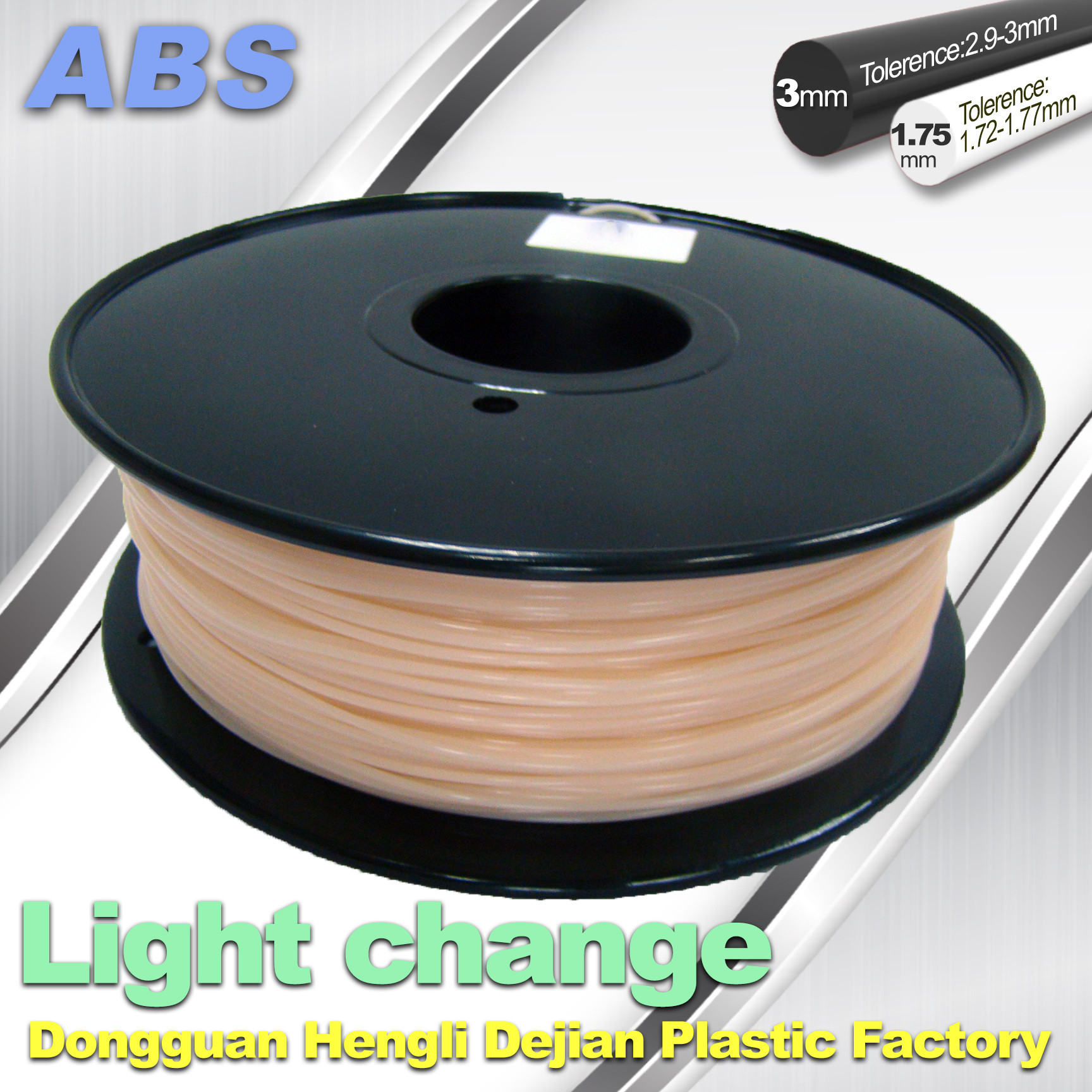 Wholesale ABS Light Change Color Changing Filament Stable In Performance from china suppliers