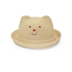 Wholesale Korean Version Baby Cat Ears Hat , Kids Summer Hats Straw Material from china suppliers