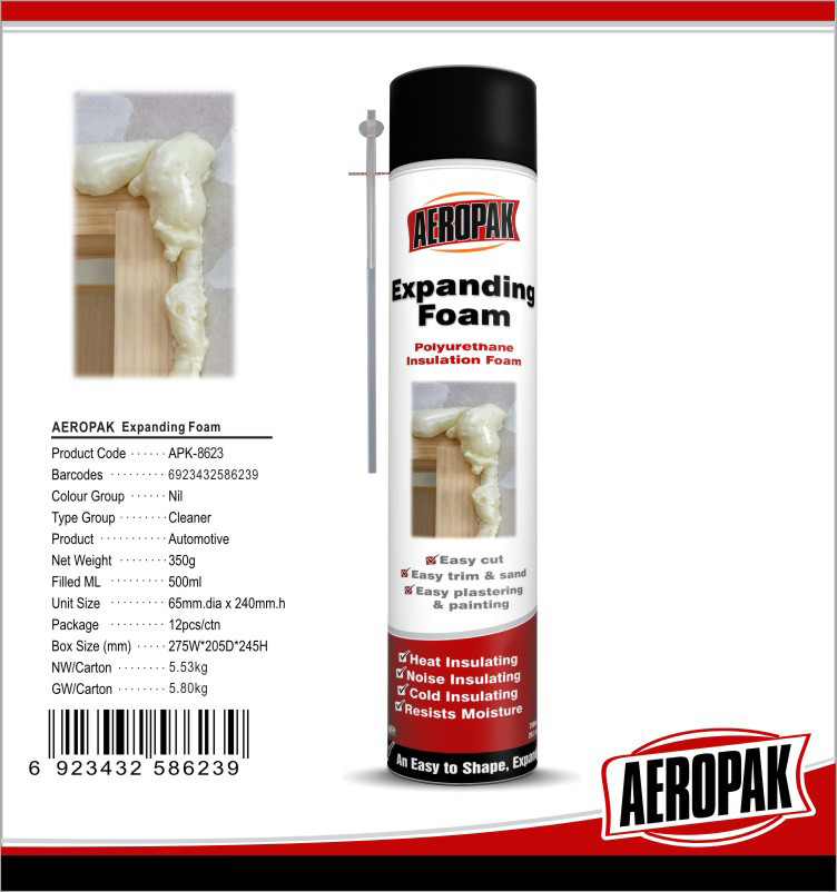 Wholesale Multi Purpose Wood Polyurethane Foam Spray 750ml With High Bonding Strength from china suppliers