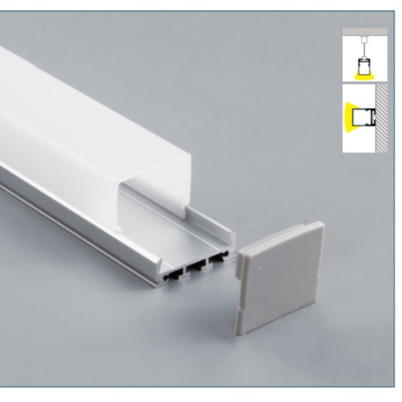 Wholesale Cabinets Tape Light Channel Anodized Aluminum Extrusion For LED Strip Lights from china suppliers