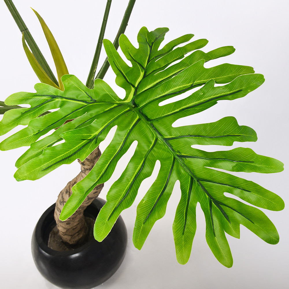 Wholesale Artificial Philodendron 170cm High evergreen Real Touch Leaves no caring Potted Plant from china suppliers