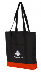 Wholesale black color simple shopping bags tote for promotion-HAS14063 from china suppliers