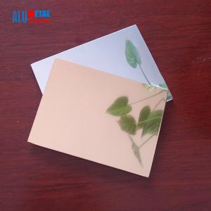 Wholesale High Reflection Mirror Aluminum Composite Panel 4x8 Sheets Plate 1220mm PE from china suppliers