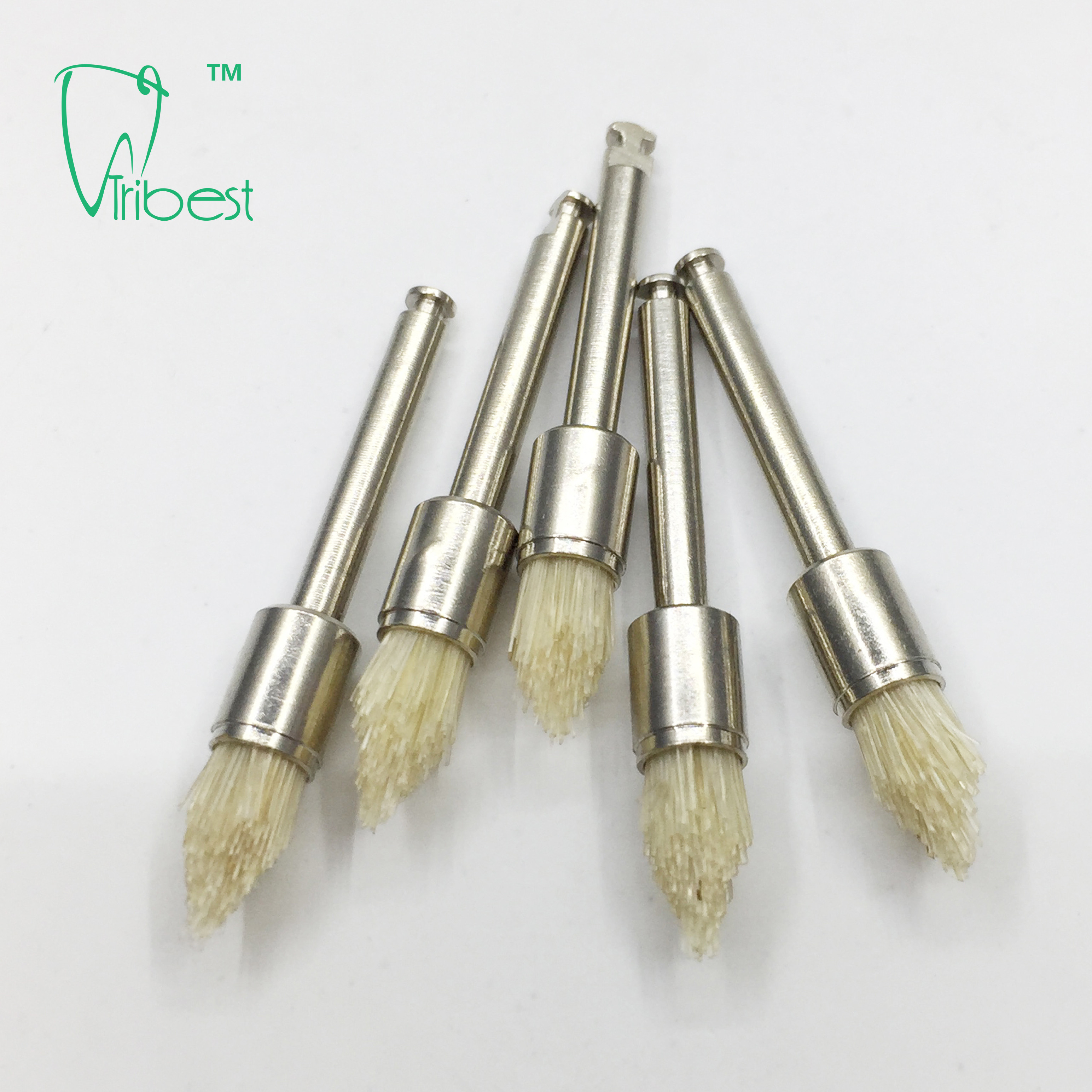 Wholesale Nylon Bristle Dental Polishing Kit , Pencil Sharp Type Dental Prophy Brush from china suppliers
