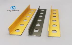 Wholesale Electrophoresis L Shaped Aluminium Extrusion With Holes 10-25mm Height from china suppliers