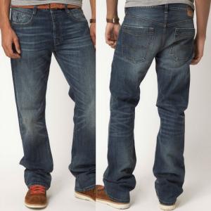 Wholesale Pocket denim jeans cheap straight leg jeans indigo   from china suppliers
