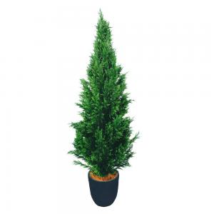 Wholesale 120-200cm Custom Size Artificial Cypress Evergreen In All Seasons Potted Floor Plants from china suppliers
