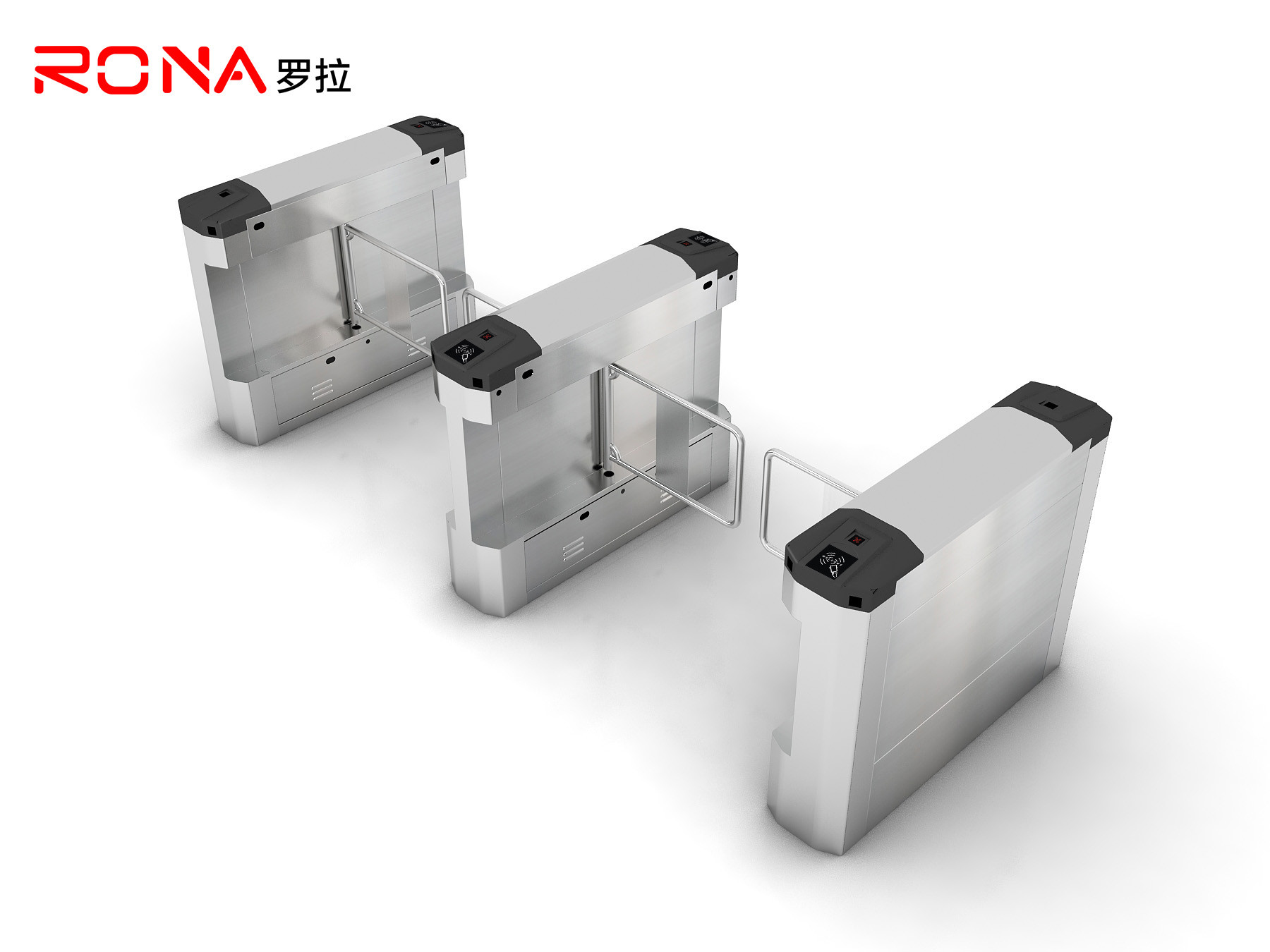 Wholesale Bi-Directional Swing Barrier Turnstile Gate With Face Recognition from china suppliers