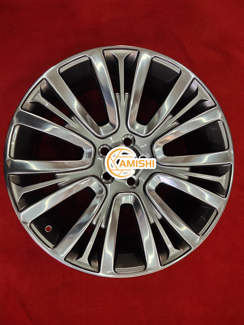Wholesale Cast 9.5J 5x120 Silver Alloy Rims For Land Rover Fit Tire 275 40 ZR22 from china suppliers