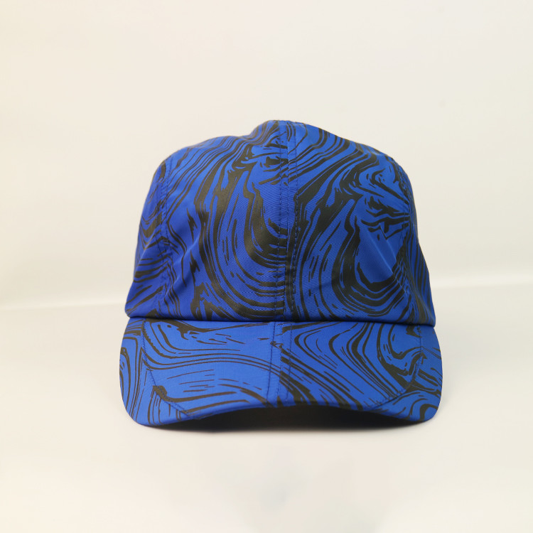 Wholesale OEM/ODM sublimation pattern Breathable 100% polyester Running Hats Dry Fit Sport golf caps from china suppliers