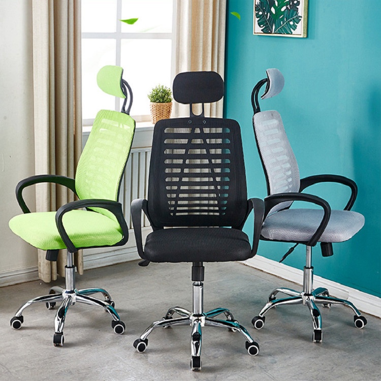 Buy cheap Modern High Back Leather Computer Office Chair Rotating Adjustment from wholesalers