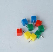 Wholesale Color square push pins,map pins from china suppliers