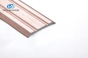 Wholesale 0.7mm Tile Floor Metal Transition Strips , 6063 aluminium floor transition strip from china suppliers