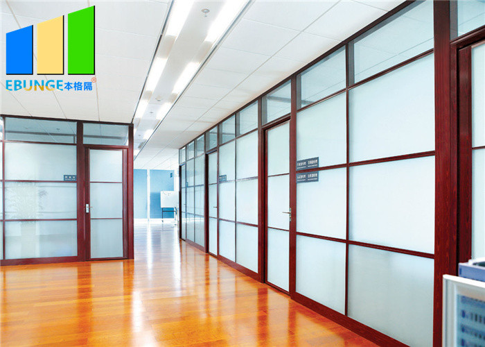 Wholesale Aluminum Frame Soundproof Glass Partition Full Height Office Wall Divider from china suppliers