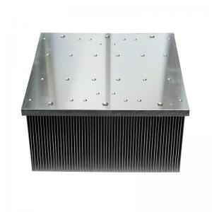 Wholesale Square Insert Fin Air Cooling Aluminum Heat Sink Extrusion from china suppliers