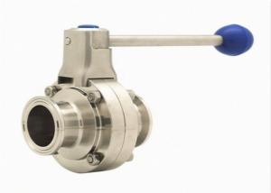 Wholesale 316L Tri Clamp Double Flanged Butterfly Valve Stainless Steel 304 from china suppliers