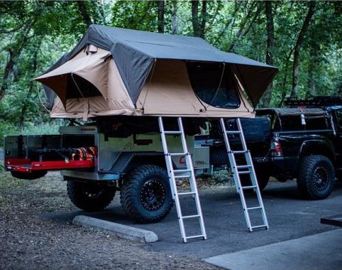Wholesale Oxford Automatic Roof Top Tent , Cascadia Pop Up Tent For Roof Rack from china suppliers