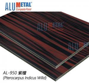 Wholesale 1220X2440mm Nano Surface Wooden Aluminum Composite Panel Acp Sheet Exterior 10mm from china suppliers