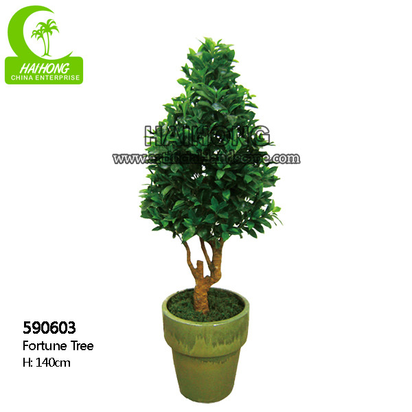 Wholesale Interior Decoration Fiber Glass Trunk Artificial Ficus Tree H140cm from china suppliers