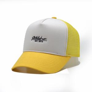 Wholesale Trucker Hat Mesh Cap Solid Colors Lightweight with Adjustable Strap Small Braid from china suppliers