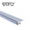Buy cheap 17mm Rimless Aluminum Led Profile , Opal Led Strip Light Aluminum Channel from wholesalers