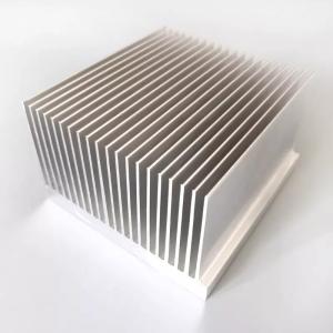 Wholesale ADC12 Silver Finishing Aluminium Extrusion Heat Sink With deburring Process from china suppliers
