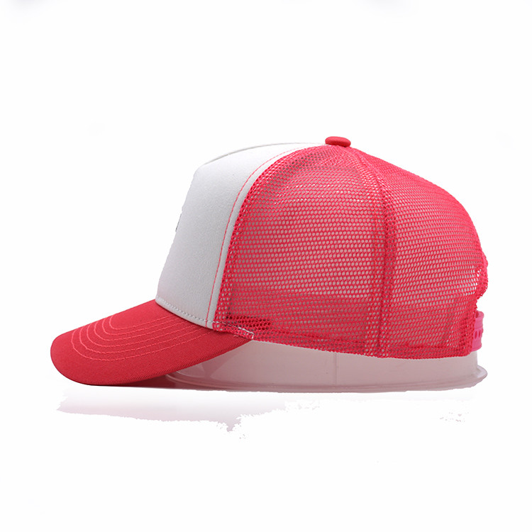 Wholesale Wholesale 100% Polyester Foam Front 5 Panel High Crown Mesh Back Trucker Hat from china suppliers