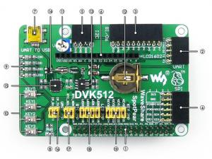 Wholesale DVK512 GPIO Expansion Board Shield for Raspberry Pi Model B+ Pie 2 Kit from china suppliers