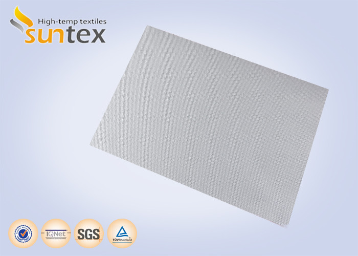 Wholesale Silver Grey 1 Mm Thick Smoke Curtain Coating Fabric With Silicone Safety Curtain Fabrics from china suppliers
