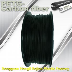 Wholesale High Strength Filament 3D Printer Filament 1.75mm PETG - Carbon Fiber Black Filament from china suppliers