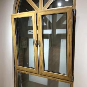 Wholesale House Balcony Aluminum Frame Casement Window Impact Resistant Vertical Opening Type from china suppliers