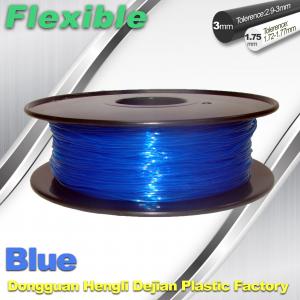 Wholesale High Soft TPU Rubber 3D Printer Filament 1.75mm / 3.0Mm In Blue from china suppliers