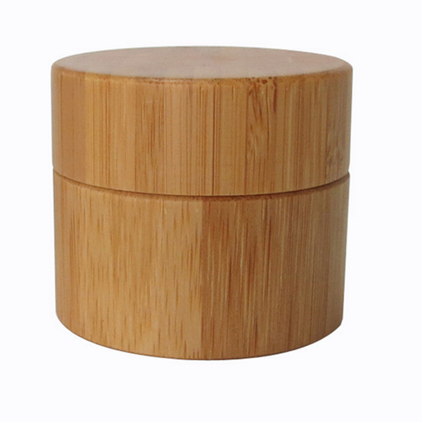 Wholesale 100g Leakproof PP Cosmetic Jar Containers With Bamboo Cover from china suppliers