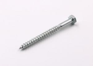 Wholesale Interior Decoration Mild Steel Wood Screws Galvanized DIN571 With Hex Head from china suppliers