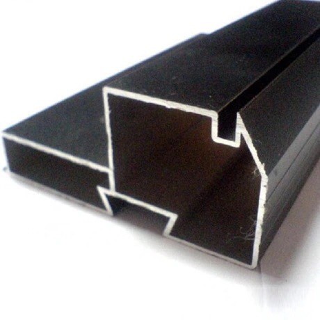 Wholesale Black Powder Coated RAL9006 Aluminium LED Profiles / Aluminum Extrusion Profiles from china suppliers