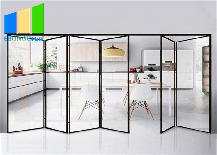Wholesale Double Glazed Tempered Glass Exterior Folding Patio Doors External Aluminium Frame from china suppliers