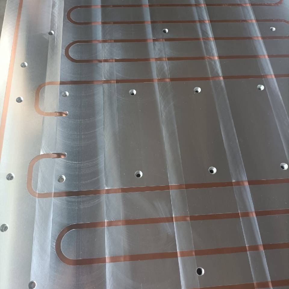 Wholesale Big Liquid Cooling Plate 700*500mm Microchannel Heat Sinkfor Solar Panel from china suppliers