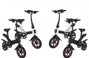 Wholesale Low Speed Electric Assist Bike , 2 Wheels Folding Electric Powered Bike from china suppliers