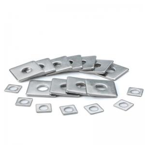 Wholesale M10 Rectangular Steel Washers , Hardened Stainless Steel Washers Custom Surface Treatment from china suppliers